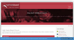 Desktop Screenshot of high-heels-board.de